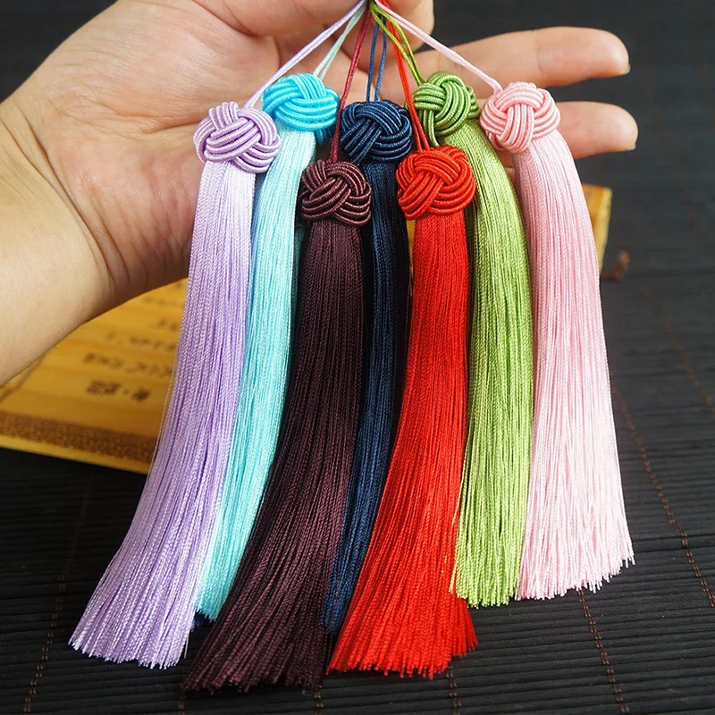 Home Textiles Usa - 10/5 adet Polyester ipeksi püsküller 15cm