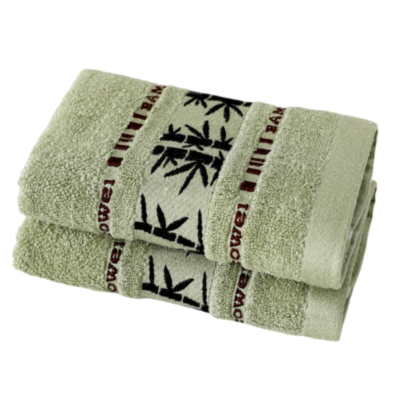 Home Textiles Face Towel - 2 adet Havlu Takımları Bambu Elyaf