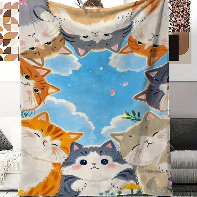 Sevimli kedi yüzü desenli flan - Home Textiles Face Towel incelemesi ve fiyatı